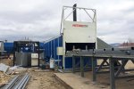 Установка для плавления битума горизонтальной нагрузки
